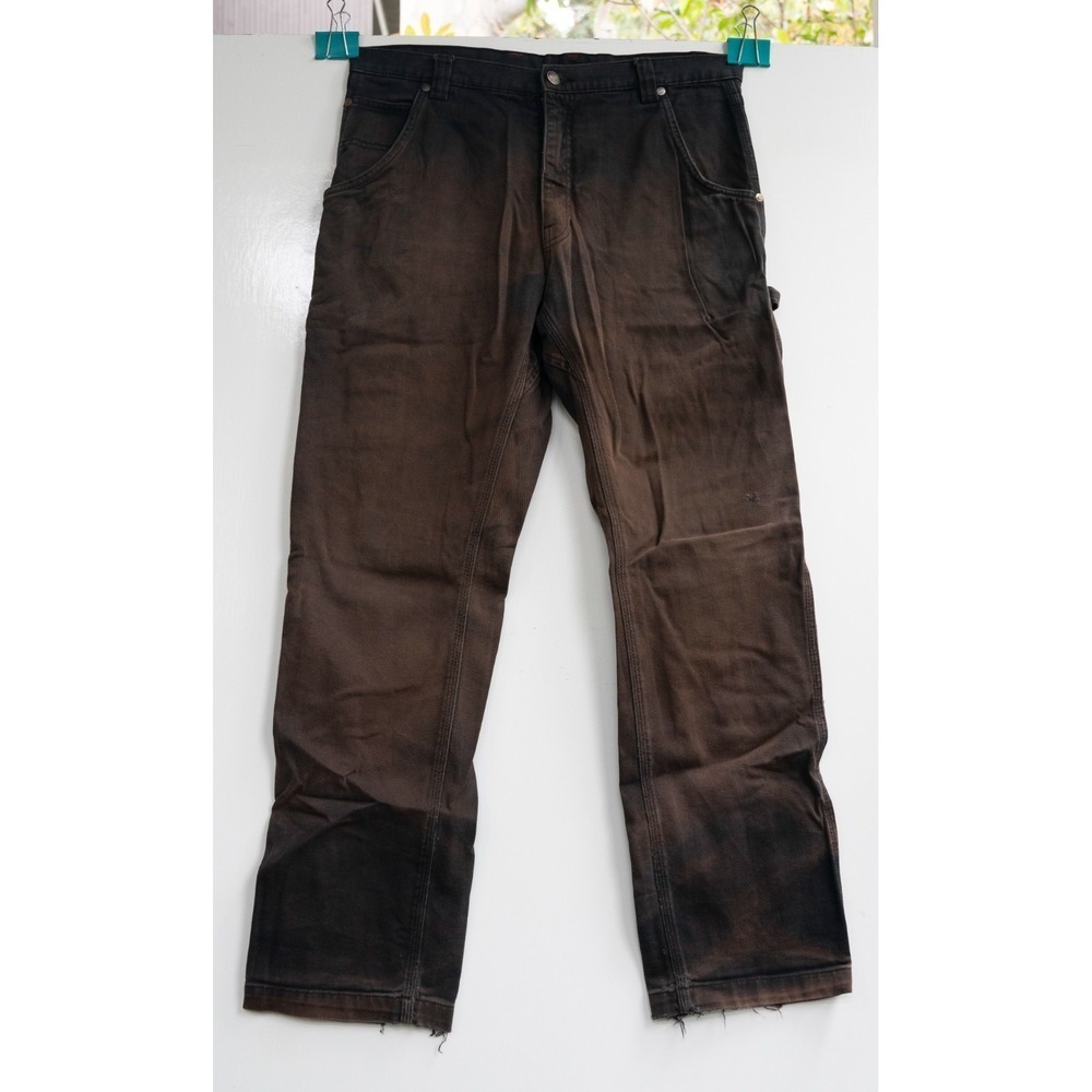 Craftsman 34 × 30 Carpenter Jeans Pants Black Work Wear -‎ Faded Thrashed